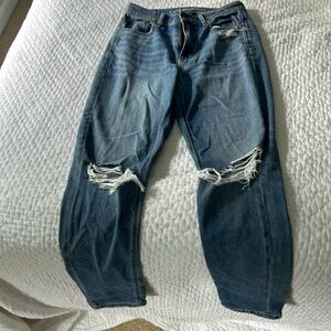 Ripped denim mom jeans - American Eagle - size 0